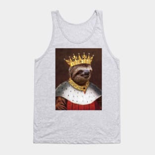 Portrait of Sloth as a King - King Sloth - Pet Gift Tank Top